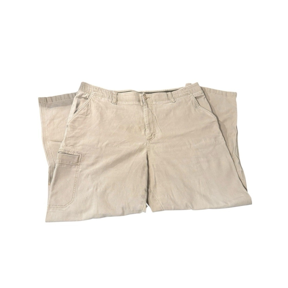 LL Bean‎ Pants Mens 38x30 Khaki Beige Natural Fit